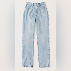 Abercrombie & Fitch Light Blue Straight Leg Jeans